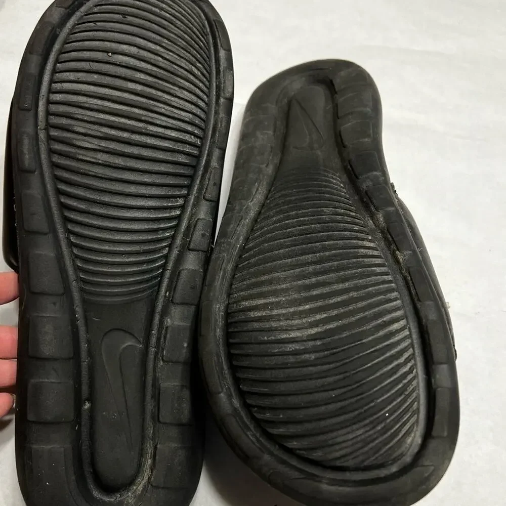 Nike slides, Black, men’s size 13